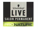 SCHWARZKOPF LIVE SALON PERMANENT PRONATURE