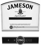 JAMESON ESTABLISHED SINCE 1780 TRIPLE DISTILLED JOHN JAMESON + SON JJ&S JOHN JAMESON & SON LIMITED