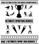 USHC ULTIMATE SPORTING HEROES CHAMPIONSHIP ULTIMATE SPORTING HEROES USH ULTIMATE SPORTING HEROES