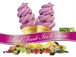 REAL FRUIT ICE CREAM ALL NATURAL FRUITS
