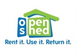 OPEN SHED RENT IT. USE IT. RETURN IT.