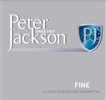 PJ PETER JACKSON SINCE 1937 FINE CLASSIC AUSTRALIAN CIGARETTES