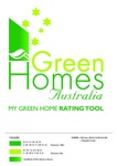 GREEN HOMES AUSTRALIA MY GREEN HOME RATING TOOL