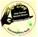 HAT DAY HELP DEFEAT MENTAL ILLNESS WWW.HATDAY.COM.AU AUSTRALIAN ROTARY HEALTH