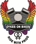 DYKES ON BIKES RIDE WITH PRIDE