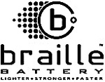 B BRAILLE BATTERY LIGHTER STRONGER FASTER