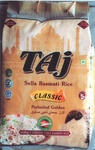TAJ SELLA BASMATI RICE CLASSIC PARBOILED GOLDEN EXTRA LONG GRAIN XXL WORLD'S LONGEST SELLA BASMATI RICE GOOD FOR DIABETICS G LOW