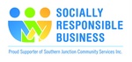 SOCIALLY RESPONSIBLE BUSINESS PROUD SUPPORTER FO SOUTHERN JUNCTION COMMUNITY SERVICES INC.