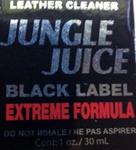 LEATHER CLEANER JUNGLE JUICE BLACK LABEL EXTREME FORMULA DO NO INHALE/NE PAS ASPIRER