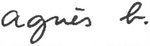 AGNES B.