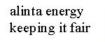 ALINTA ENERGY KEEPING IT FAIR
