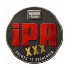 THUNDER ROAD IPA XXX BREWED TO SURRENDER