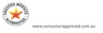 TRUSTED WEBSITE ACCREDITED WWW.CONSUMERAPPROVED.COM.AU