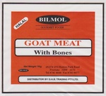 HALAL BILMOL GOURMET FOODS GOAT MEAT WITH BONES DISTRIBUTOR BY D.H.B. TRADING PTY.LTD.