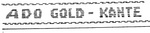 ADO GOLD-KANTE