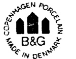 COPENHAGEN PORCELAIN B & G
