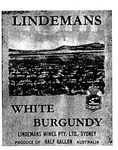 LINDEMANS  WHITE BURGUNDY  FIDE SED CUI VIDE  LINDEMANS WINES PTY LTD