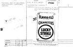 FLAVOR-FLO FILTER CIGARETTES LUCKY STRIKE IT'S TOASTED