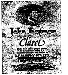 JOHN BATMAN CLARET