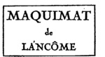 MAQUIMAT DE LANCOME