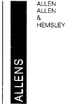 ALLENS  ALLEN, ALLEN & HEMSLEY