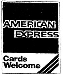 AMERICAN EXPRESS CARDS WELCOME