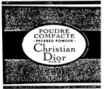 CHRISTIAN DIOR PARIS POUDRE COMPACTE
