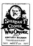 SHERMAN T. COOPER WILD ORANGE AND KENTUCKY BOURBON DISTILLED IN KENTUCKY
