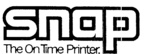 SNAP THE ON TIME PRINTER