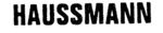 HAUSSMANN