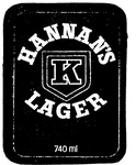 HANNANS LAGER K