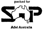 SP PACKED FOR ADEL AUSTRALIA