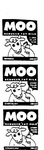 MOO                                                                   CHOCOLATE                                                             STRAWBERRY                                                            BANANA                                       