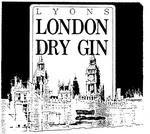 LYONS LONDON DRY GIN