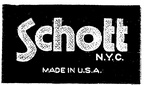SCHOTT N.Y.C.                                                         MADE IN U.S.A.