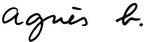 AGNES B.