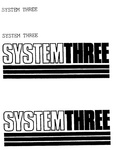 SYSTEM THREE