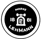 E LEHMANN 18 81 MARKE