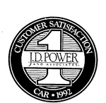 1 J.D. POWER AND ASSOCIATES CUSTOMER SATISFACTION CAR 1992