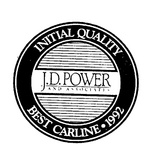 J.D. POWER AND ASSOCIATES INITIAL QUALITY BEST CARLINE 1992