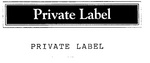 PRIVATE LABEL