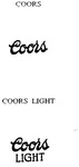 COORS                                                                 COORS LIGHT