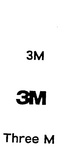 3M                                                                    THREE M