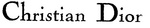 CHRISTIAN DIOR