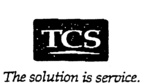 TCS THE SOLUTION IS SERVICE.