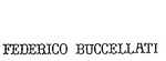 FEDERICO BUCCELLATI
