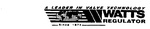 W  WATTS REGULATOR A LEADER IN VALVE TECHNOLOGY