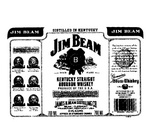 JIM BEAM KENTUCKY SOUR MASH KENTUCKY STRAIGHT BOURBON WHISKEY PRODUCE OF THE U.S.A. BEAM FORMULA STANDARD SINCE 1795 B JIM BEAM GENUINE BEAMWHISKEY SIX GENERATIONS OF DISTILLERS JACOB BEAM DAVID BEAM DAVID M.  BEAM COL. JAMES B. BEAM T. JEREMIAH BEAM BOOK