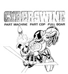 CYBERSWINE PART MACHINE PART COP FULL BOAR