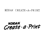 KODAK CREATE-A-PRINT